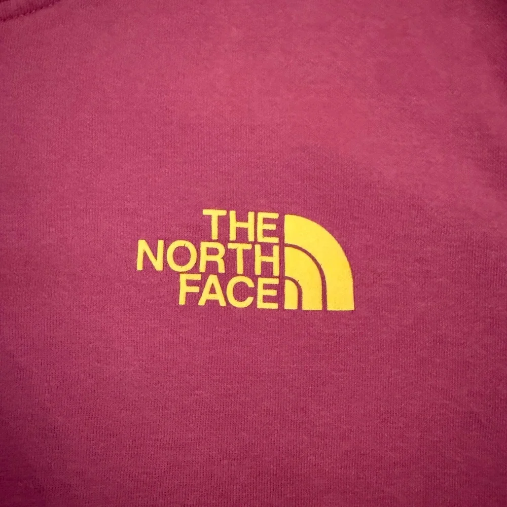 The North Face Mens Pink Never Stop Exploring Mountain Graphic Hoodie XXL